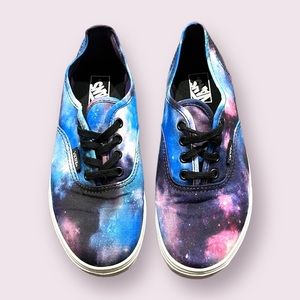 Vans Galaxy Print Youth Sneakers